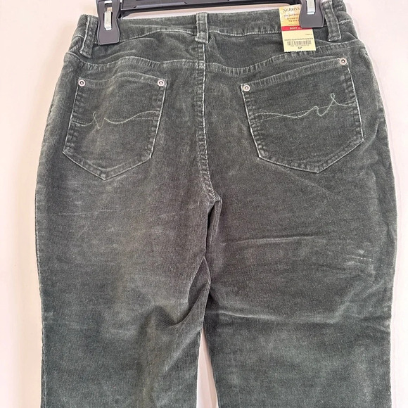 Corduroy bootcut hunter green pants size 6 NWT - Picture 10 of 13